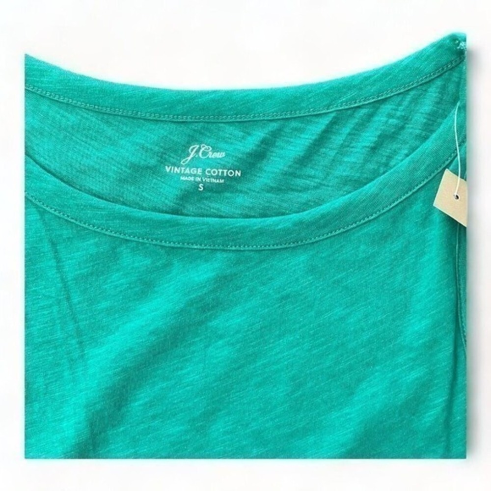 J. Crew Boatneck Vintage Cotton Maxi Dress Patina‎ Size S - Picture 3 of 8